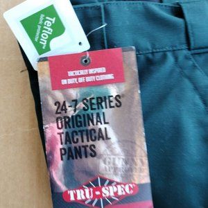 NWT TRU-SPEC 24-7 SERIES ORIGINAL TACTICAL PANTS MENS 42 WAIST UNHEMMED 1123089